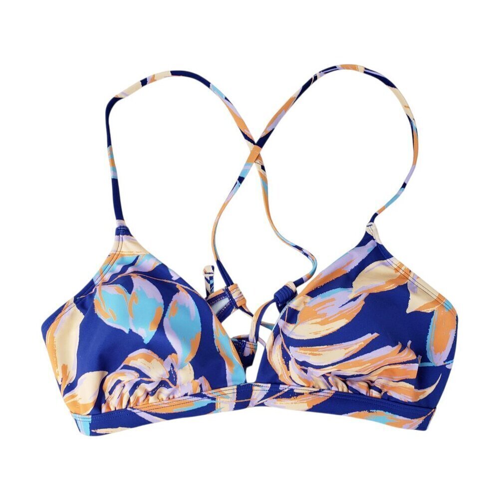 Cupshe Release Happiness Lace Back Bikini Top NWT Swim Tie Size Large